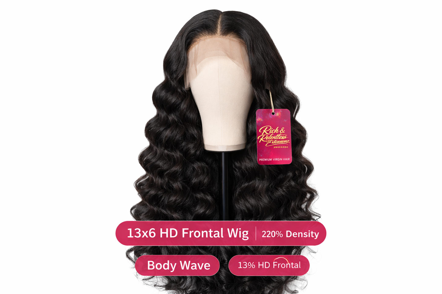 13x6 Deep Wave HD Lace Frontal Wig