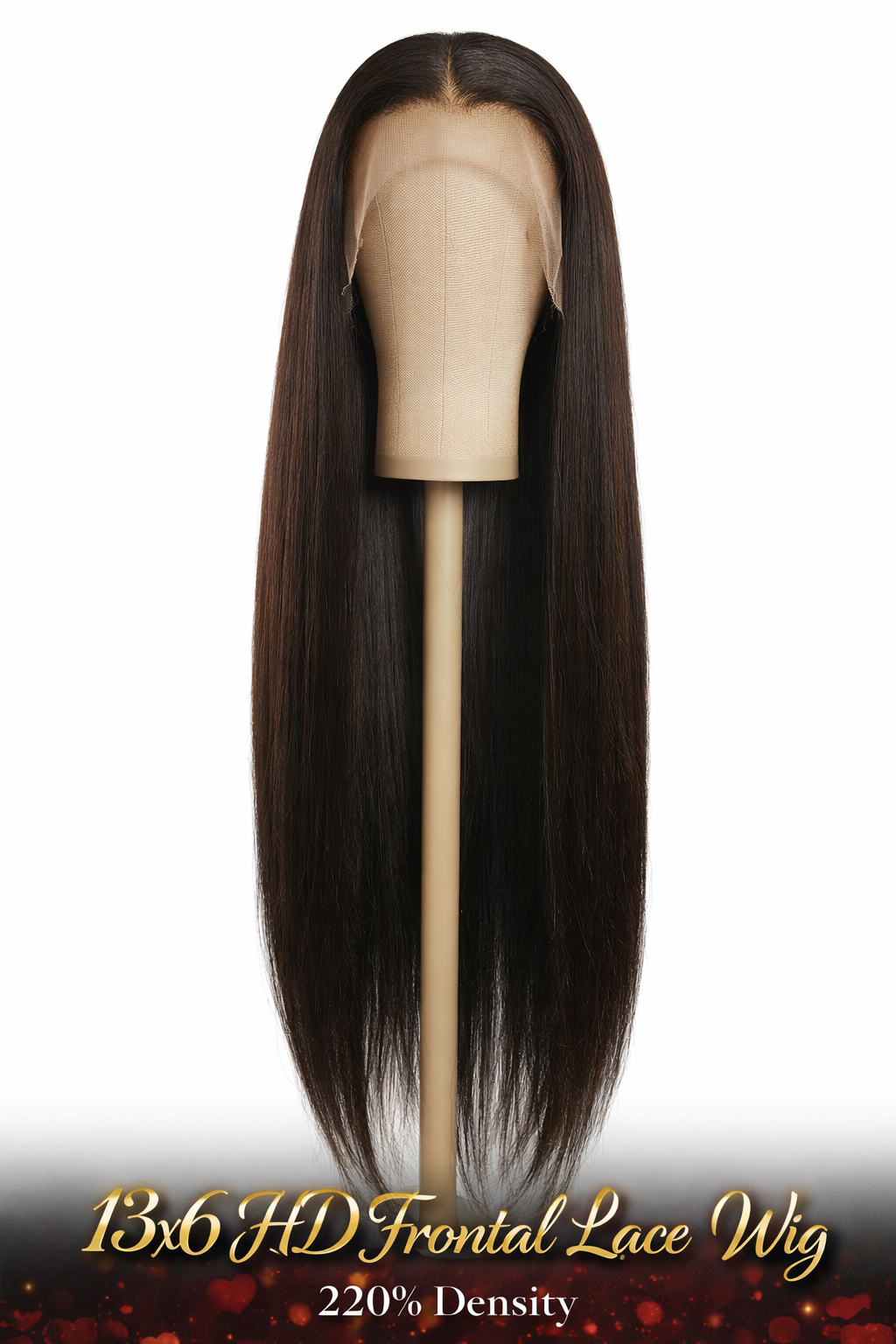 13x6 Straight HD Lace Frontal Wig